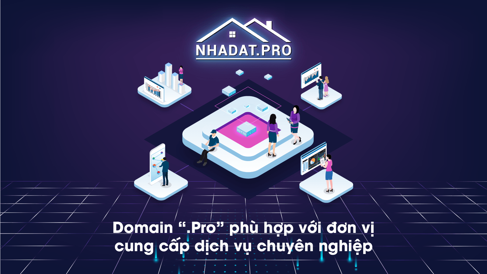 Domain “.Pro” phù hợp với đơn vị cung cấp dịch vụ chuyên nghiệp